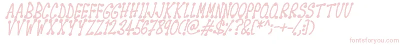 Spotsticks Italic Font – Pink Fonts