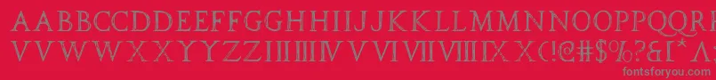 More about spqr Font spqr Font – Gray Fonts on Red Background