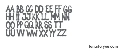 Spray Letters Font