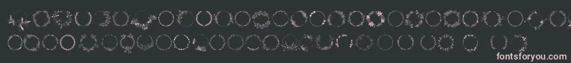 Spring Romance Font – Pink Fonts on Black Background