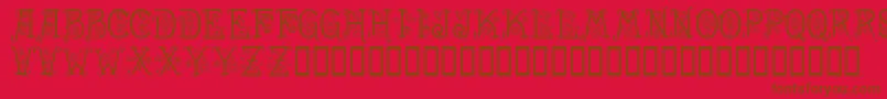 En savoir plus sur la police Spring Police Spring – polices brunes sur fond rouge