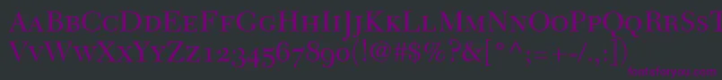 fuente TycoonOldStyleSsiSmallCaps – Fuentes Moradas Sobre Fondo Negro