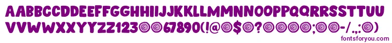 Więcej informacji o czcionce Springwood Display DEMO Czcionka Springwood Display DEMO – fioletowe czcionki