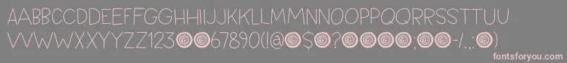 More about Springwood Line DEMO Font Springwood Line DEMO Font – Pink Fonts on Gray Background