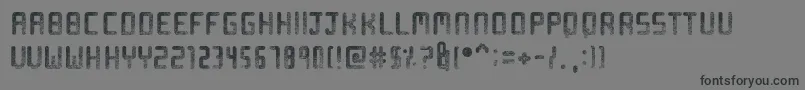 Sprinkled Font – Black Fonts on Gray Background