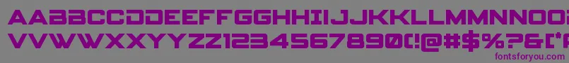 spyagency3 1bold Font – Purple Fonts on Gray Background