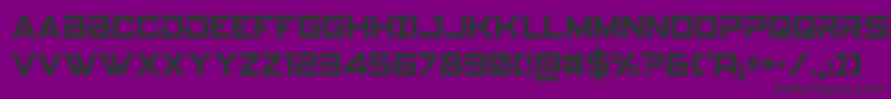 spyagency3 1cond Font – Black Fonts on Purple Background