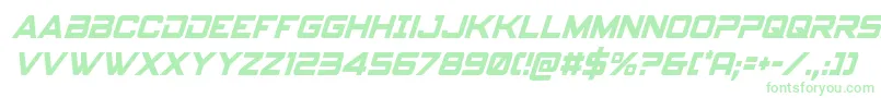 spyagency3 1condital Font – Green Fonts on White Background