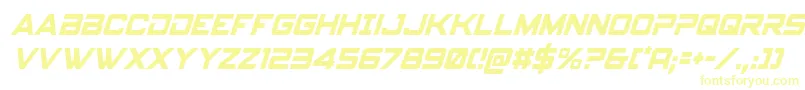 spyagency3 1condital Font – Yellow Fonts on White Background