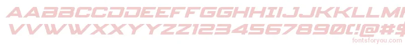 spyagency3 1expandital Font – Pink Fonts on White Background