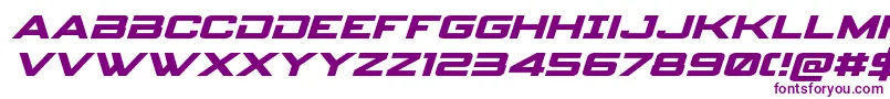 フォントspyagency3 1expandital – 紫色のフォント