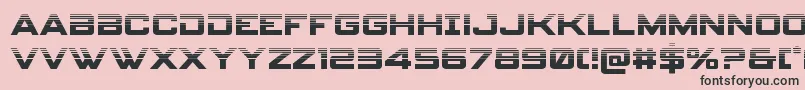 spyagency3 1half Font – Black Fonts on Pink Background