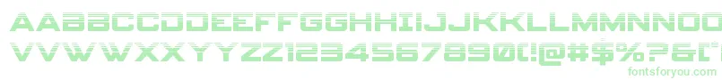 spyagency3 1half-Schriftart – Grüne Schriften auf weißem Hintergrund