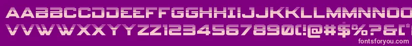 spyagency3 1half Font – Pink Fonts on Purple Background