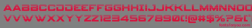 spyagency3 1half Font – Red Fonts on Gray Background