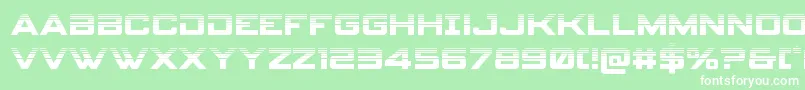 spyagency3 1half Font – White Fonts on Green Background