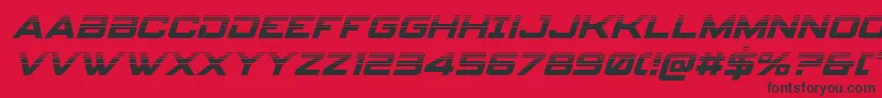 spyagency3 1halfital Font – Black Fonts on Red Background