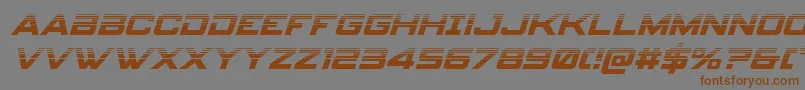 spyagency3 1halfital Font – Brown Fonts on Gray Background