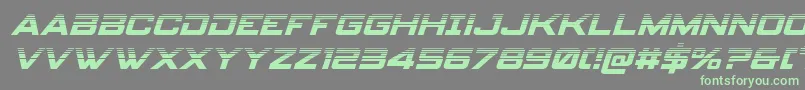 spyagency3 1halfital Font – Green Fonts on Gray Background