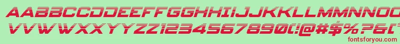 spyagency3 1halfital Font – Red Fonts on Green Background