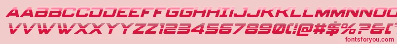spyagency3 1halfital Font – Red Fonts on Pink Background