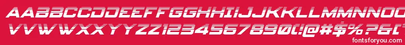 spyagency3 1halfital Font – White Fonts on Red Background