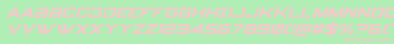 Police spyagency3 1ital – polices roses sur fond vert