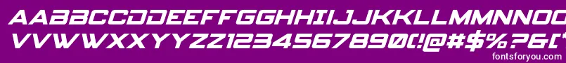 More about spyagency3 1ital Font spyagency3 1ital Font – White Fonts on Purple Background