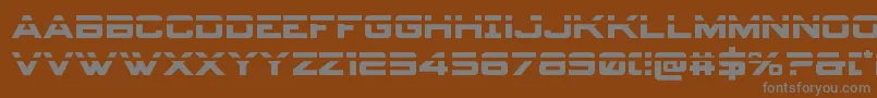 spyagency3 1laser Font – Gray Fonts on Brown Background