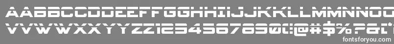 spyagency3 1laser Font – White Fonts on Gray Background