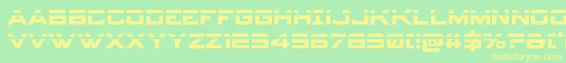 spyagency3 1laser Font – Yellow Fonts on Green Background