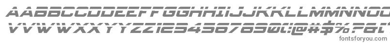 spyagency3 1laserital Font – Gray Fonts on White Background