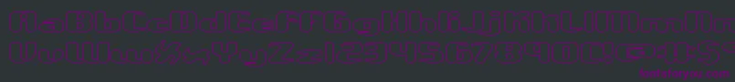 Unxgalwo Font – Purple Fonts on Black Background