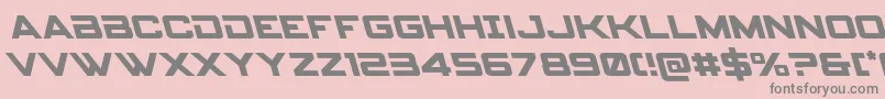 spyagency3 1left Font – Gray Fonts on Pink Background