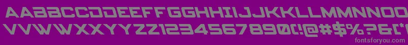 spyagency3 1left Font – Gray Fonts on Purple Background