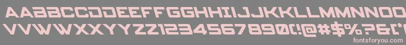 spyagency3 1left Font – Pink Fonts on Gray Background