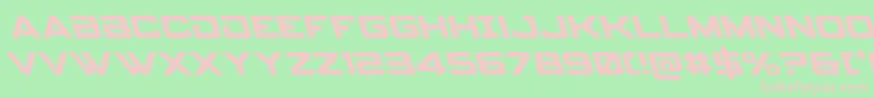 spyagency3 1left Font – Pink Fonts on Green Background