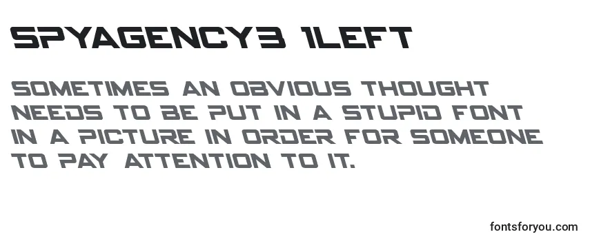 Review of the Spyagency3 1left Font