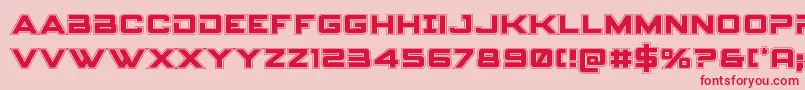 spyagencyv3 1college Font – Red Fonts on Pink Background