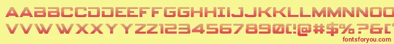 spyagencyv3 1grad Font – Red Fonts on Yellow Background