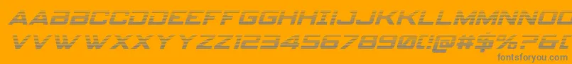 spyagencyv3 1gradital Font – Gray Fonts on Orange Background