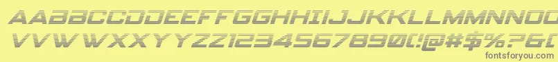 spyagencyv3 1gradital Font – Gray Fonts on Yellow Background