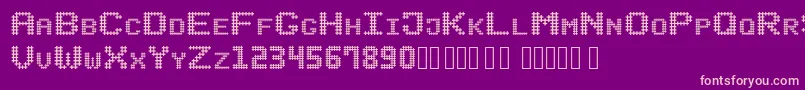 SQELLS Font – Pink Fonts on Purple Background