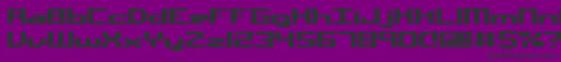 sqroute Font – Black Fonts on Purple Background