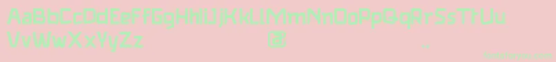 Square demo ver  Font – Green Fonts on Pink Background