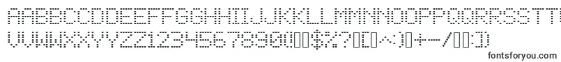 Square Dot Matrix Font – Fonts for Adobe Acrobat