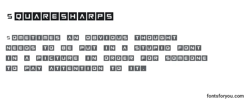 Review of the Squaresharps (141765) Font