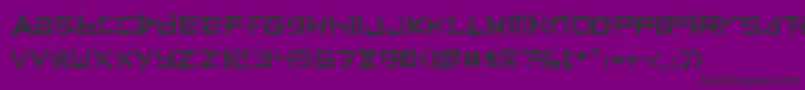 SQUEEG   Font – Black Fonts on Purple Background