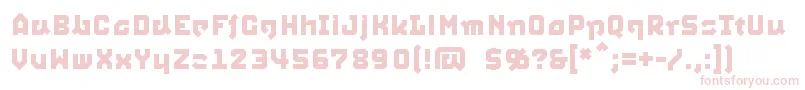 SQUID    Font – Pink Fonts on White Background