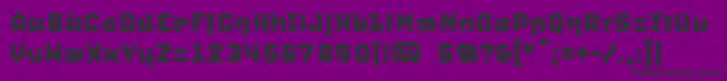 Squid Font – Black Fonts on Purple Background